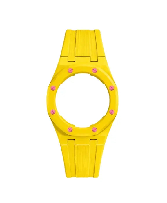 The Yellow Royal pop rubber strap