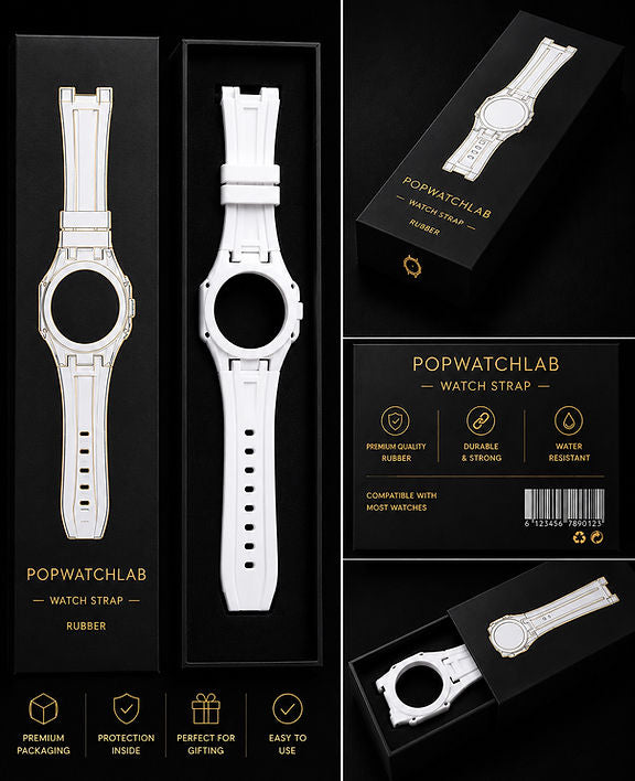Le bracelet en caoutchouc White Royal